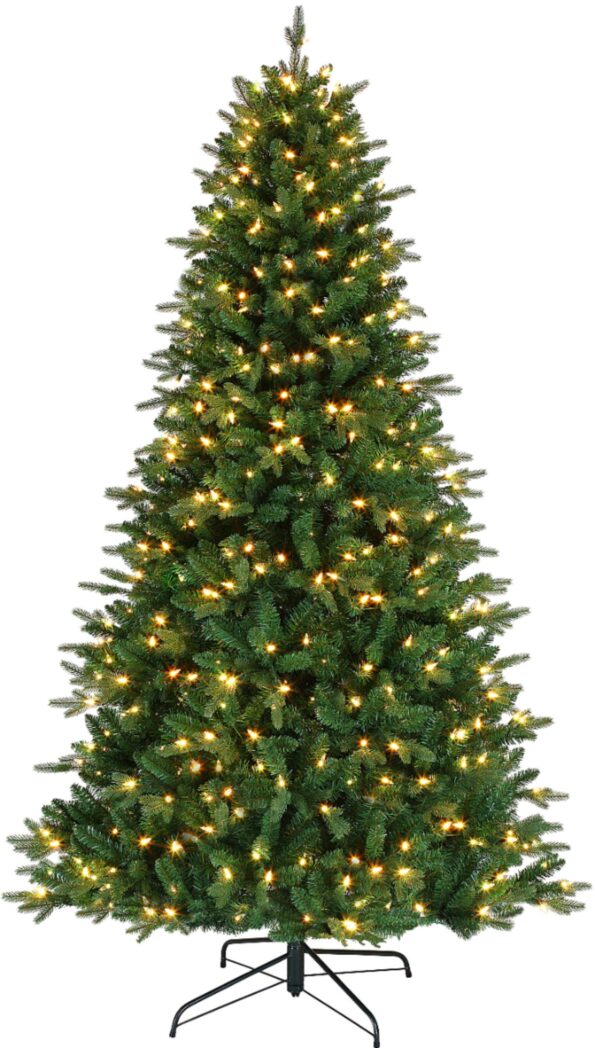 Alexa Enabled 6.5' Prelit Artificial Christmas Tree - Green