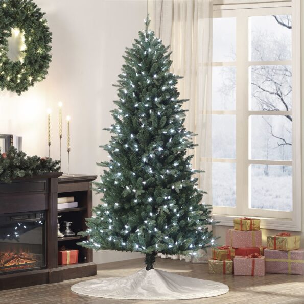 Alexa Enabled 6.5' Prelit Artificial Christmas Tree - Green