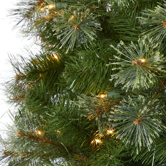 D255855S_4 9ft. Pre-Lit Cashmere Artificial Christmas Tree, Warm White Lights
