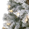 8ft. Pre-Lit west virginia tree Artificial Christmas Tree, Clear LED Lights