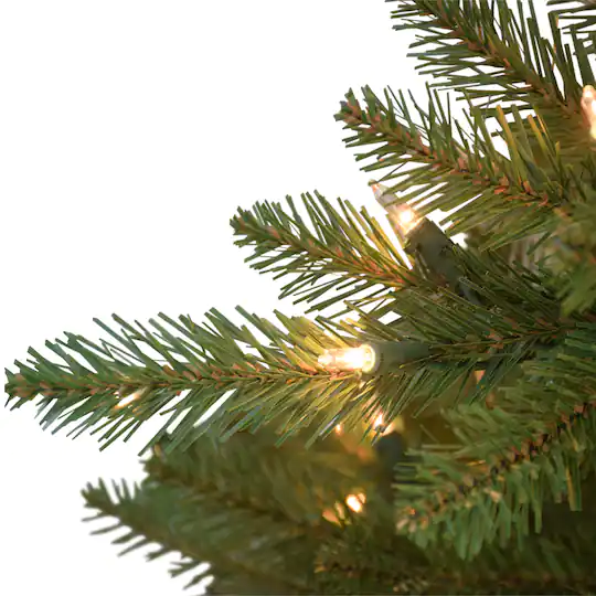 D393504S_2 7.5ft. Pre-Lit Royal Majestic Fraser Fir Artificial Christmas Tree, Clear Lights