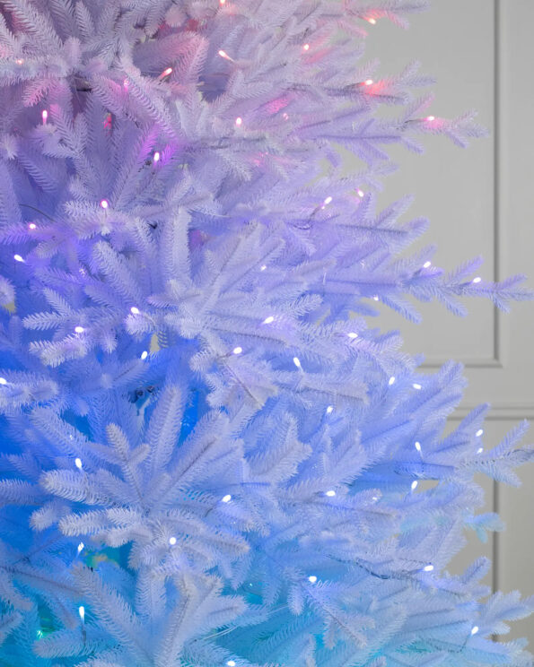 WEP-T_Denali-White-Christmas-Tree_Twinkly_Closeup-10 Denali White® Christmas Tree