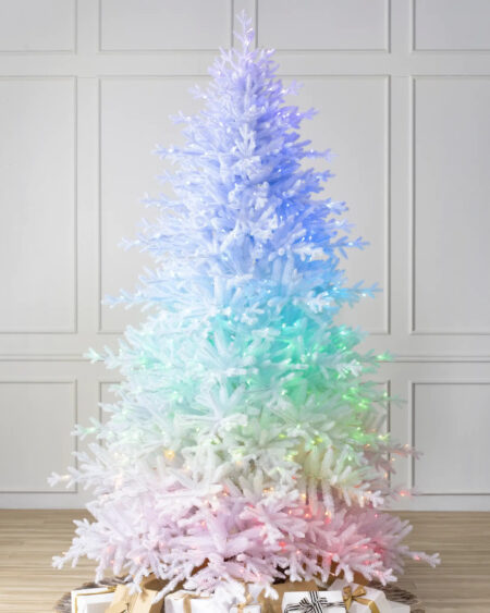 white christmas tree